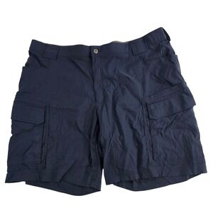 Duluth Trading Co Relaxed Fit Flex Dry Cargo Shorts Mens Size‎ 46 Navy
